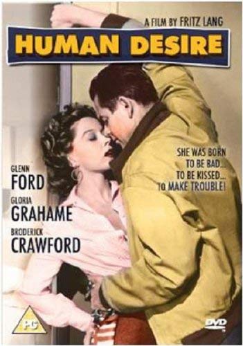 DVD cover for "Human Desire" featuring a couple in a close embrace.