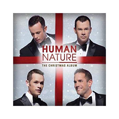 CD cover of Human Nature's Christmas Album featuring four men in tuxedos.