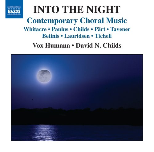 CD cover showing a full moon over water with text listing composers and performers.