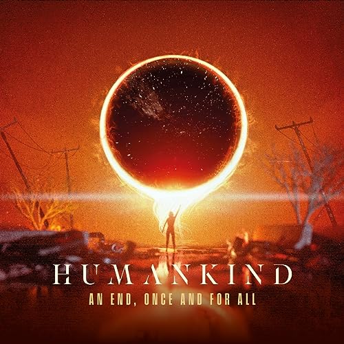 CD cover: fiery landscape with a dark eclipse and silhouetted figure.