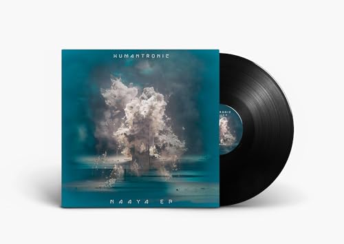 Humantronic “Naaya EP” vinyl record with blue cover and abstract imagery.