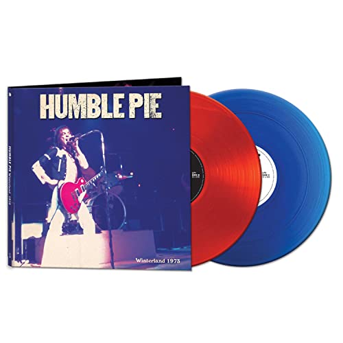 Humble Pie Winterland 1973 vinyl record set with red and blue discs.