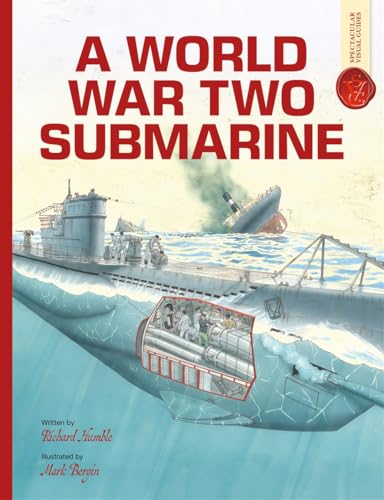 Book cover depicting a WWII submarine with a cutaway interior view.