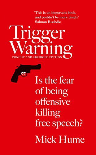 Red book cover with white text, a gun silhouette, and author Mick Hume.