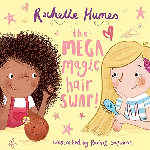 Book cover showing a girl with curly dark hair and a blonde girl smiling.