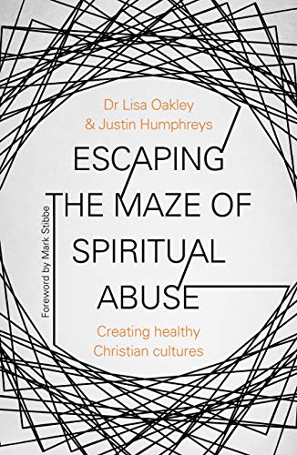 Book cover with a maze design and title “Escaping the Maze of Spiritual Abuse.”