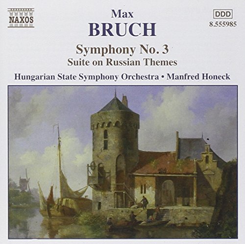 CD cover for Bruch’s Symphony No. 3 with a castle painting.