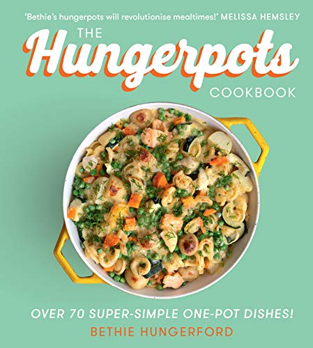 Cookbook cover featuring a vibrant, creamy pasta dish in a yellow pot.