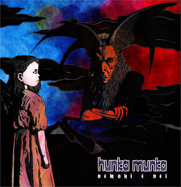 CD cover: dark illustration of a girl and demonic figure.