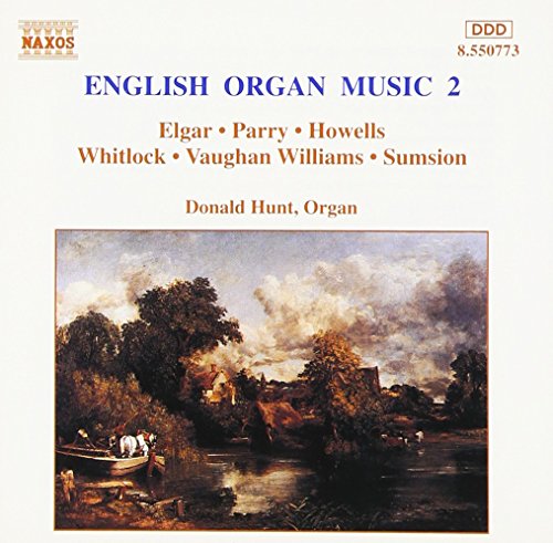 CD cover with text English Organ Music 2 and a painting of a river landscape.
