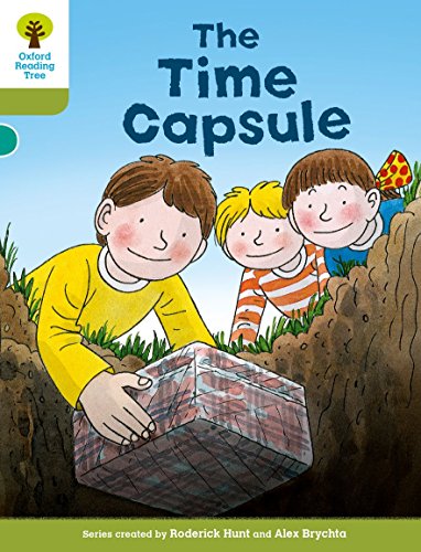 Book cover: three children discovering a patterned box in the dirt.