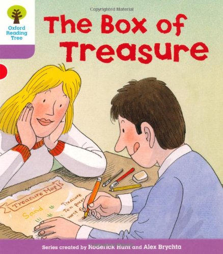 A boy and girl look at a treasure map on a table.