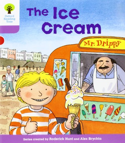 Book cover: boy with ice cream, ice cream van, and beach scene.