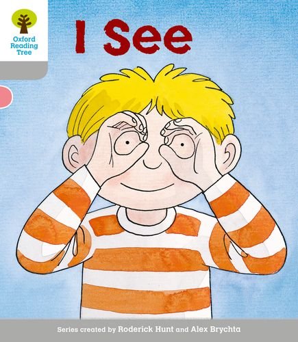 Book cover: a boy with blond hair pretends to look through binoculars.