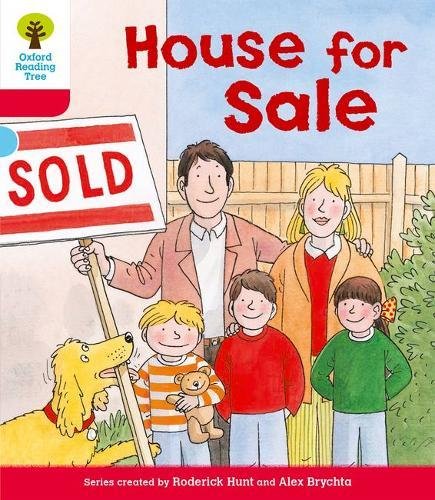 Book cover depicting a family and dog in front of a house with a "Sold" sign.