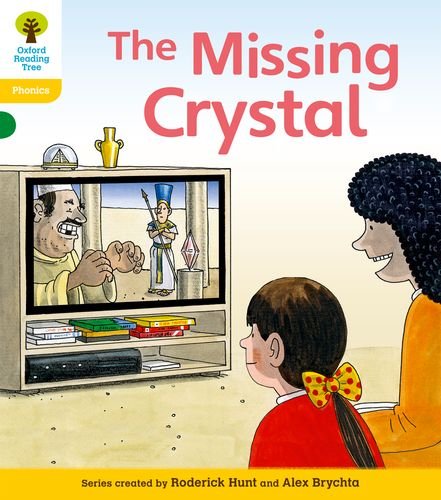 Book cover: children watching a cartoon about ancient Egypt on TV.