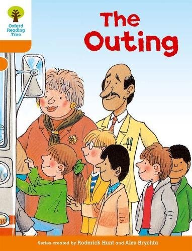 Book cover depicting children and adults on a school bus outing.