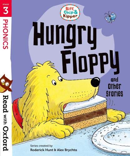 Book cover featuring a yellow dog eating a slice of cake on a purple background.