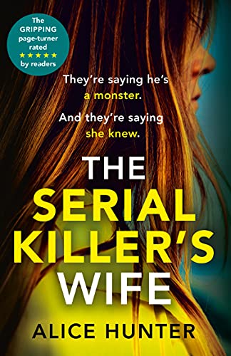 Book cover featuring a woman's profile and title The Serial Killer's Wife.