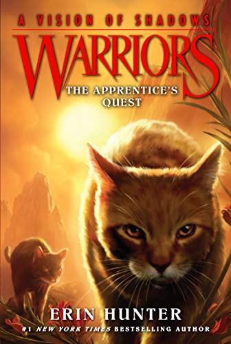 Book cover featuring a golden tabby cat and shadowy landscape.