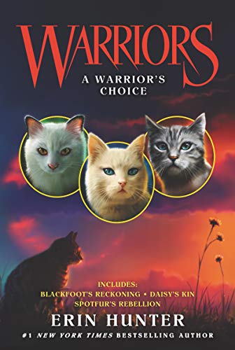 Book cover featuring three cat portraits against a sunset sky with silhouettes below.