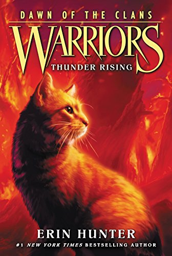 Book cover featuring an orange tabby cat against a fiery red background.