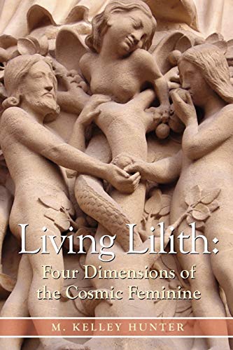Book cover with sculpted figures and the title "Living Lilith.