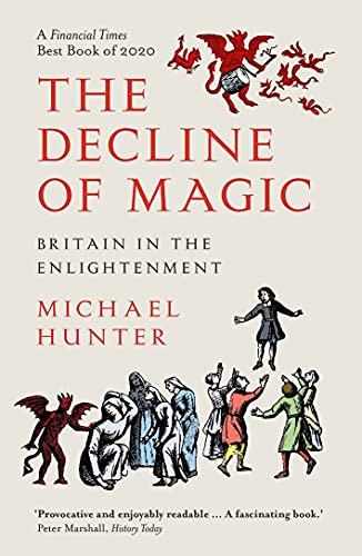 Book cover: "The Decline of Magic," depicting figures and a red dragon.