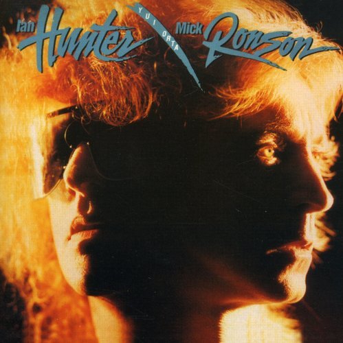 Album cover featuring Ian Hunter and Mick Ronson with a double profile image in orange tones.