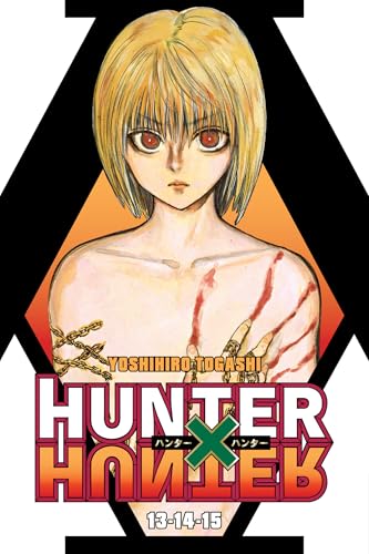 Hunter x Hunter volume 5 cover featuring a blonde character with red eyes.