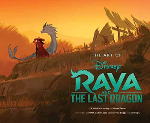 Book cover featuring Raya and Sisu overlooking a golden landscape.