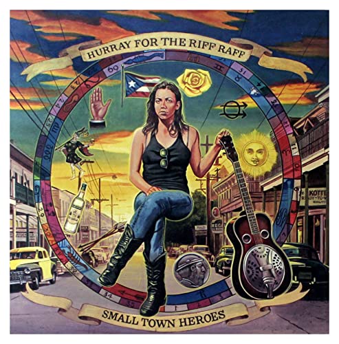 Album cover for Hurray For The Riff Raff’s “Small Town Heroes” vinyl.