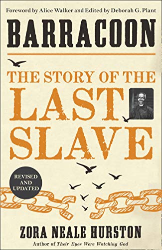Book cover: "Barracoon" featuring a portrait and chain imagery.