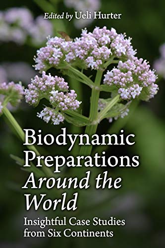 Book cover with yarrow flower, titled “Biodynamic Preparations Around the World.”