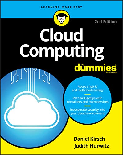 Book cover: "Cloud Computing For Dummies," 2nd Edition, with cloud graphic.