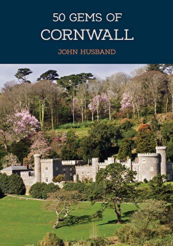 Book cover featuring a castle and landscape in Cornwall.
