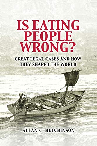 Book cover: "Is Eating People Wrong?" with a sketch of a shipwreck scene.