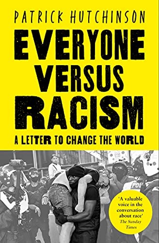 Book cover: "Everyone Versus Racism" with image of protest scene.