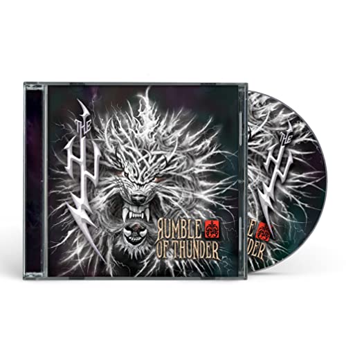 CD case and disc with a snarling wolf and lightning imagery.