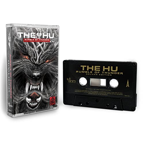 The Hu Rumble of Thunder Deluxe Edition cassette tape and its clear plastic case.
