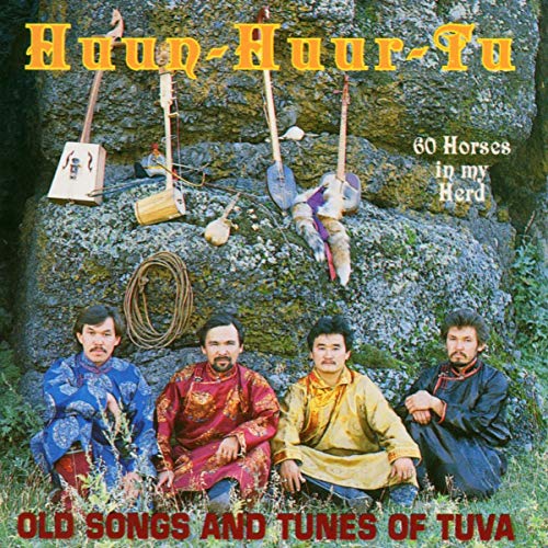 CD cover for Huun Huur Tu featuring musicians and traditional instruments.