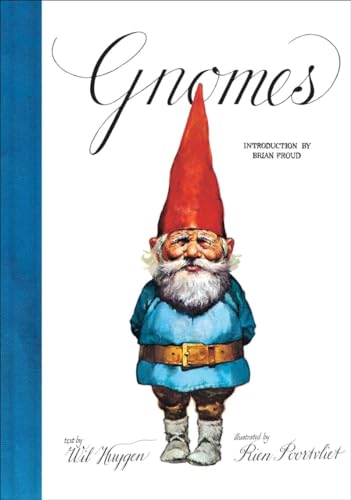 Book cover illustration of a gnome with a red hat and white beard.