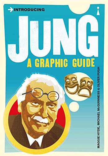 Book cover for Introducing Jung featuring a stylized portrait of Carl Jung and masks.