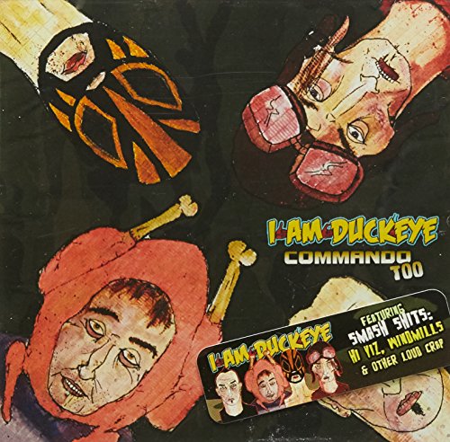 CD cover for “I Am Duckeye - Commando Too” with cartoon imagery.