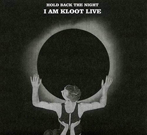CD cover: black and white image of a person reaching towards a dark circle.