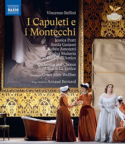 Blu-ray cover for Vincenzo Bellini’s “I Capuleti e i Montecchi” opera.