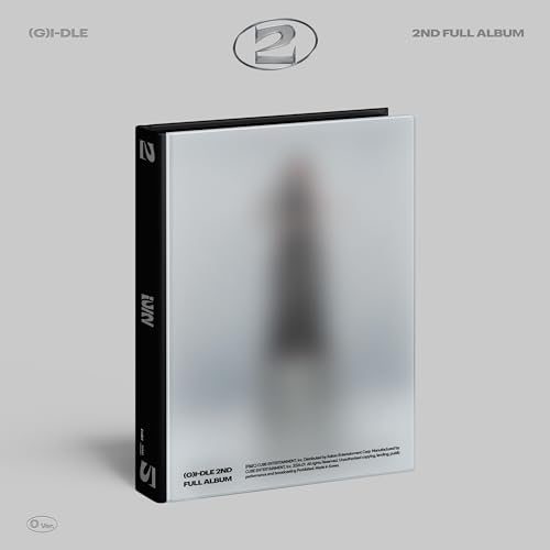 (G)I-DLE 2nd full album 0 version CD case with a blurred silver cover.
