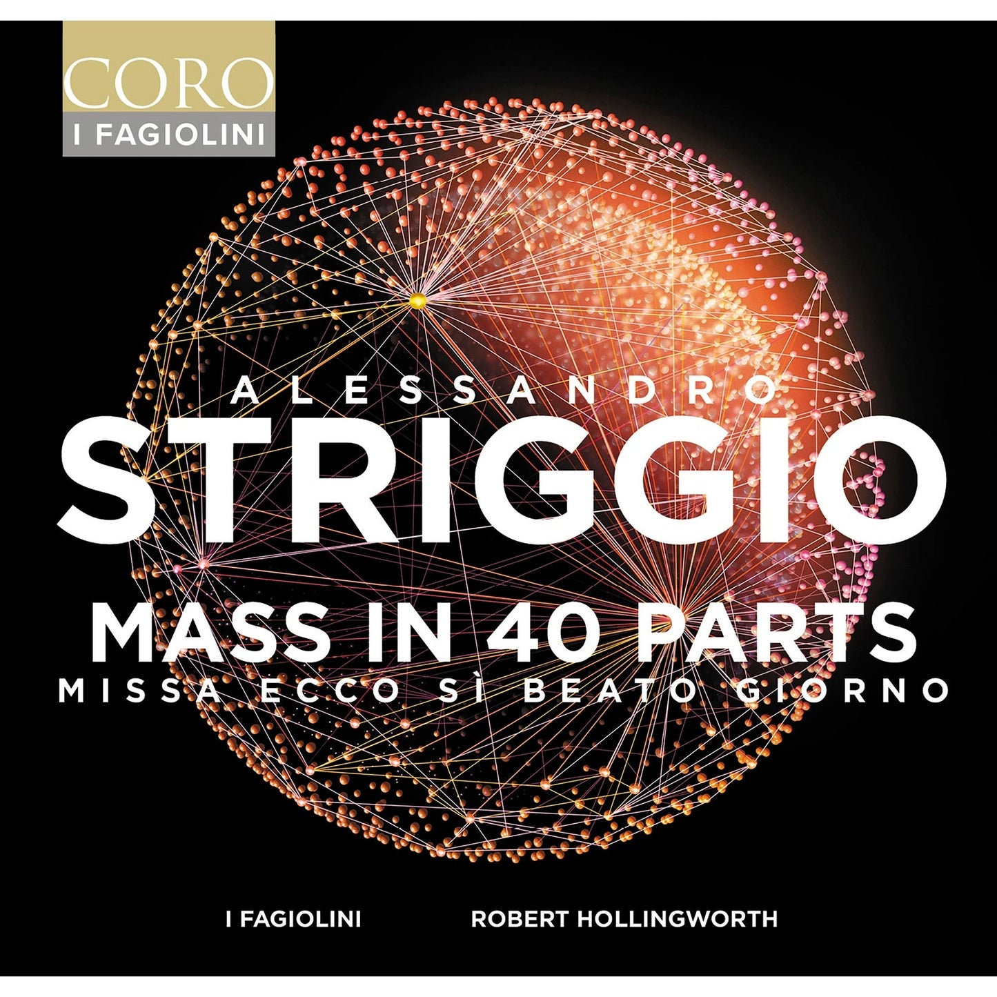 CD cover for “I Fagolini - Striggio - Mass In 40 Parts.”