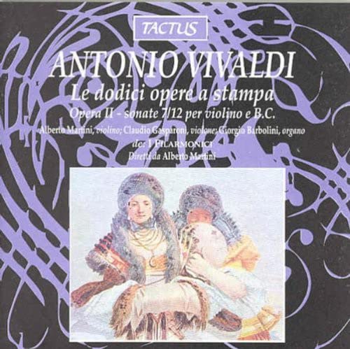 CD cover for "I Filarmonici - OPERA II" featuring historical portrait.