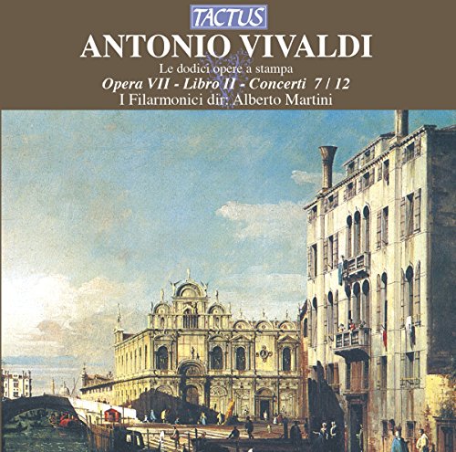 CD cover for Vivaldi’s Opera VII by I Filarmonici, featuring a canal scene.